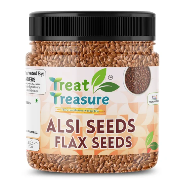 GrocyKart Flax Seeds (Alsi Beej) | Premium Raw Flaxseed / Linseed | Natural Whole Flax Seeds for Everyday Use