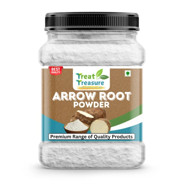 Treat Treasure Premium Arrowroot Powder – Natural Arrowroot Powder for Cooking, Baking, Desserts & Thickening