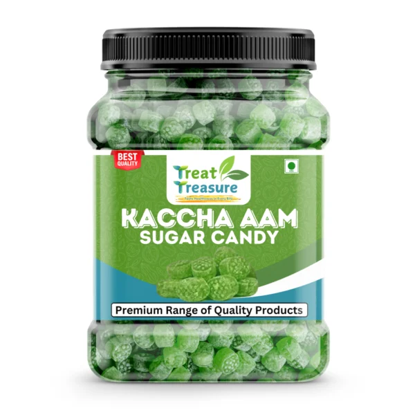 Treat Treasure Kachha Aam Candy | Raw Mango Sugar Candy | Sweet & Tangy Mango Candy